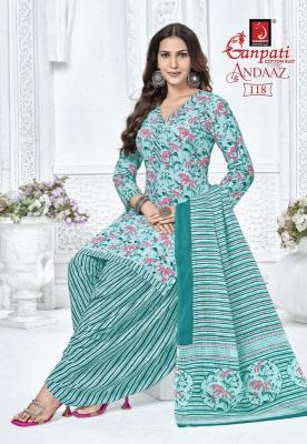 Ganpati andaaz vol 4 chanderi cycle design dress material wholesale